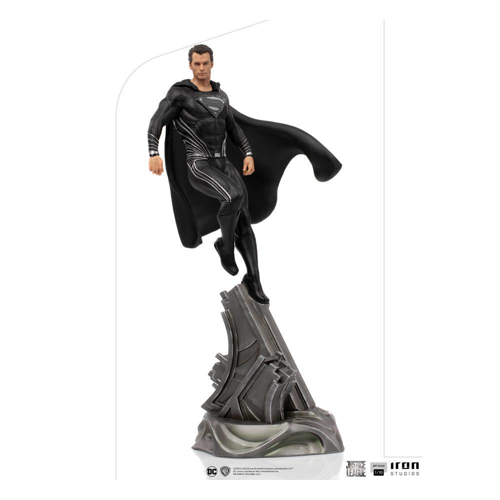 DC : JUSTICE LEAGUE - Zack Snyder's Superman (Black Suit) Iron Studios 1/10  Scale Figure