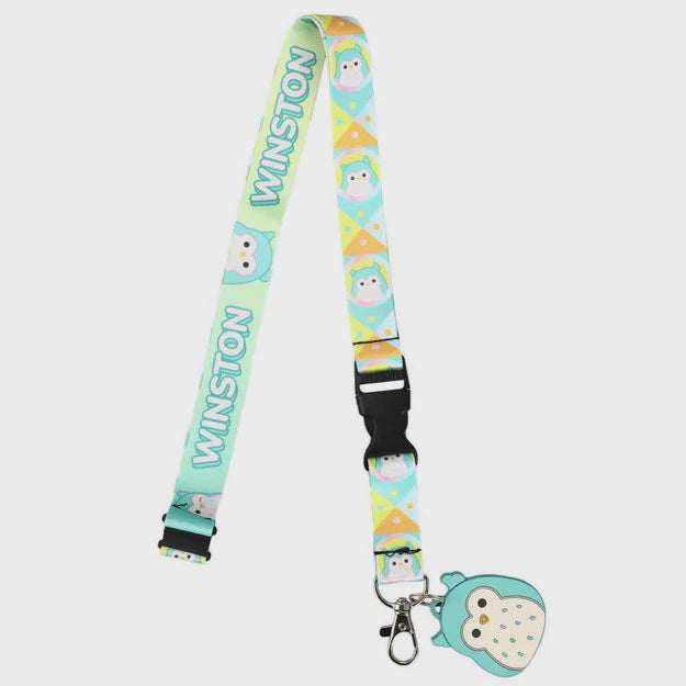 SQUISHMALLOW - Winston The Owl Lanyard