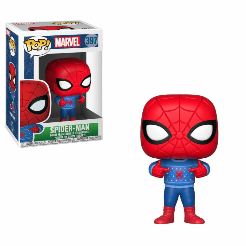 MARVEL - Spider-man (Christmas Jumper) #397 Funko Pop!