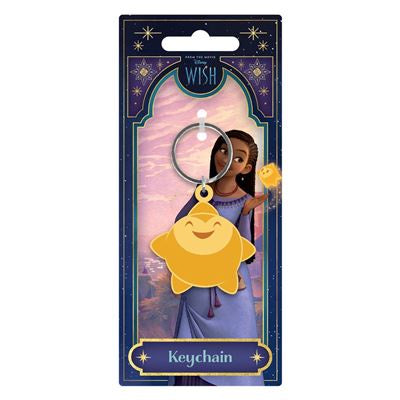 DISNEY : WISH - Wish Upon A Star Rubber Keyring