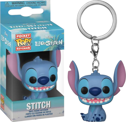 DISNEY : LILO AND STITCH - Stitch (Sitting) Funko Pocket Pop! Keychain