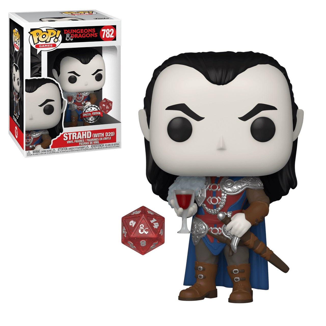 DUNGEONS & DRAGONS - Strahd #782 Funko Pop! & Dice