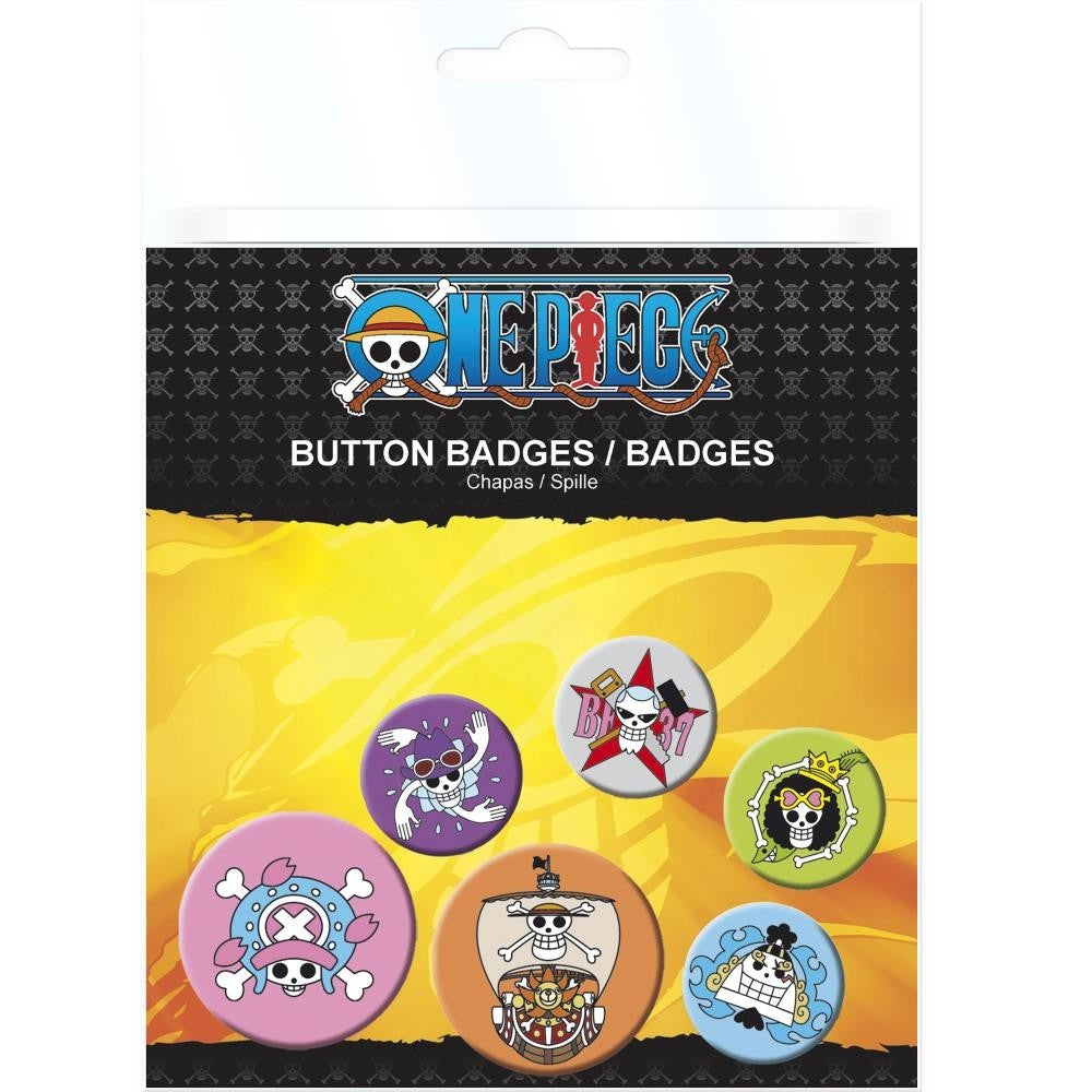 ONE PIECE - Skulls 2 Badge Pack