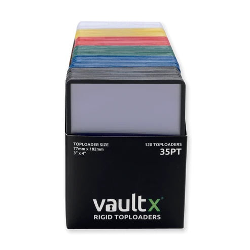 VAULT X - Seamless Rigid Toploaders 35pt (Colours)