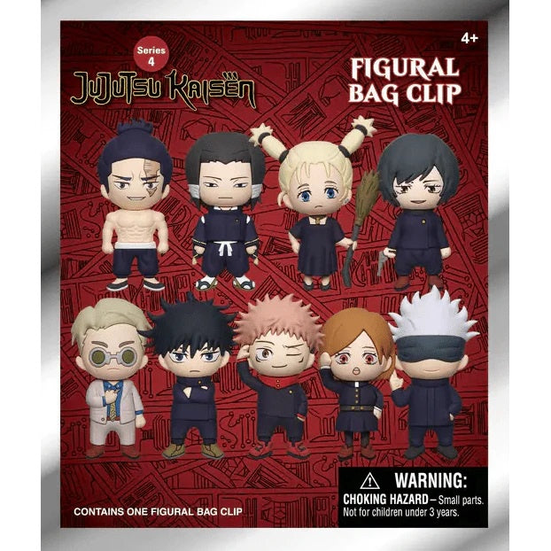 JUJUTSU KAISEN - Series 4 Character Mystery Blind Bag Keyring / Bag Clip