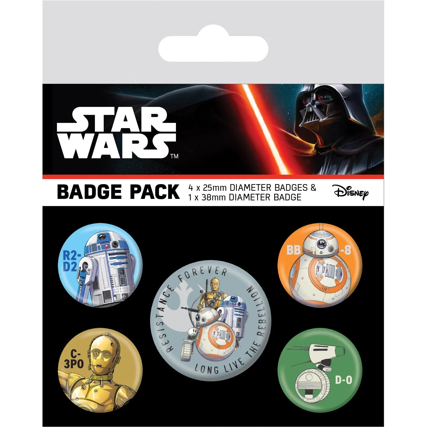 STAR WARS - Droids Badge Pack