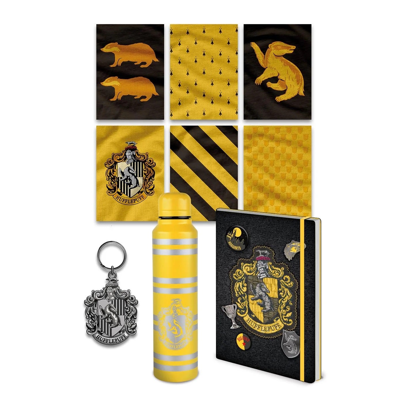 HARRY POTTER - Colourful Crest Hufflepuff Premium Gift Set