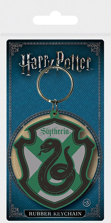 HARRY POTTER - Slytherin Crest Rubber Keyring