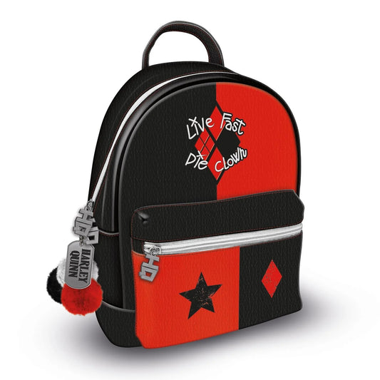 DC : HARLEY QUINN - Live Fast Die Clown Fashio Backpack