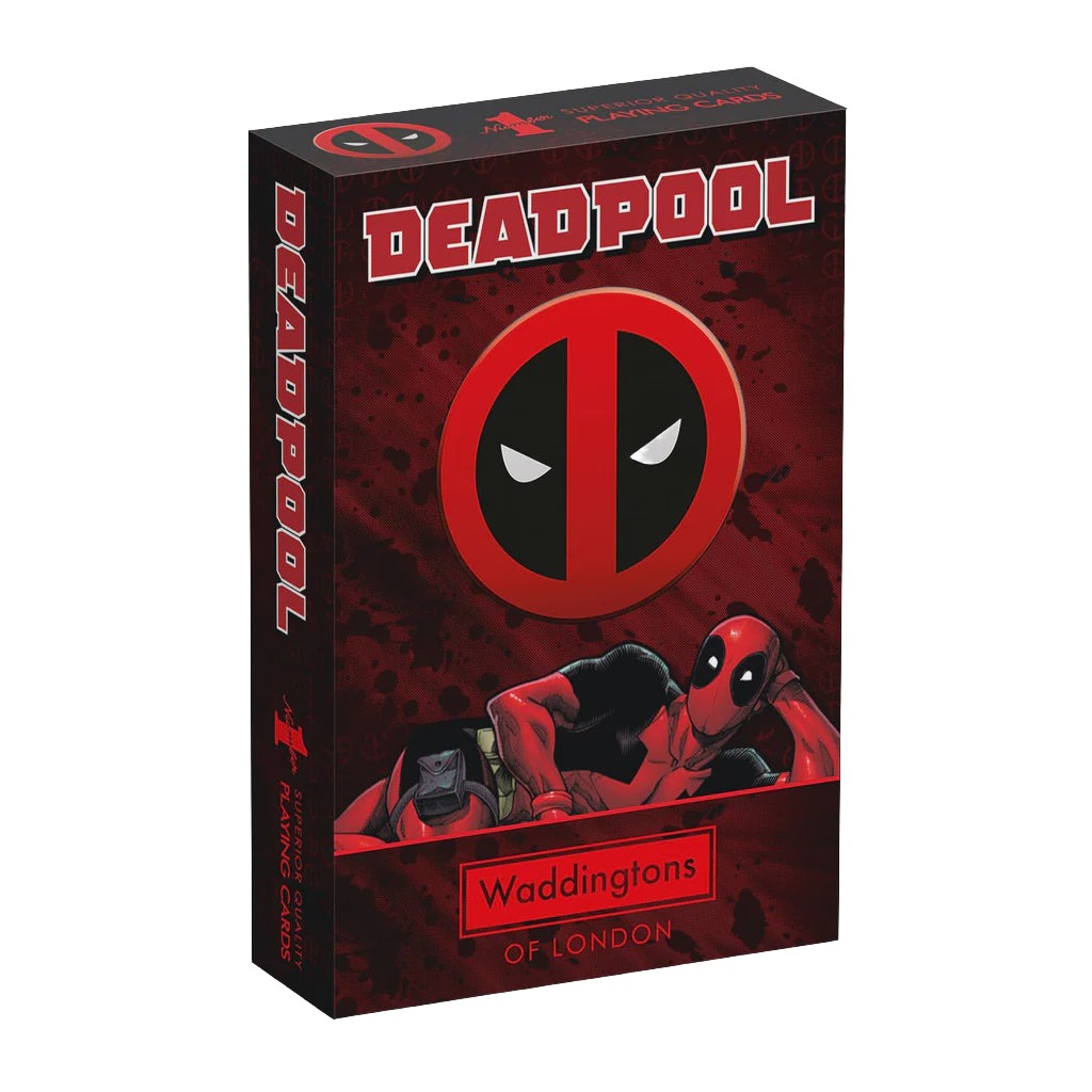 MARVEL : DEADPOOL - Waddingtons Number 1 Playing Cards