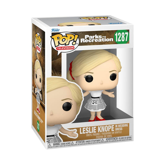 PARKS AND RECREATION -  Leslie Knope (In Wedding Dress #1287 Funko Pop!