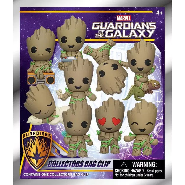 MARVEL : GUARDIANS OF THE GALAXY - Groot Series 1 Blind Bag Keyring / Bag Clip