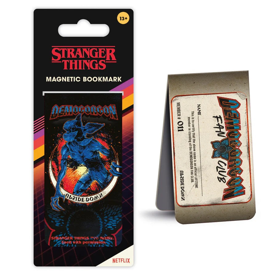 STRANGER THINGS - Demogorgon Fanclub Magnetic Bookmark