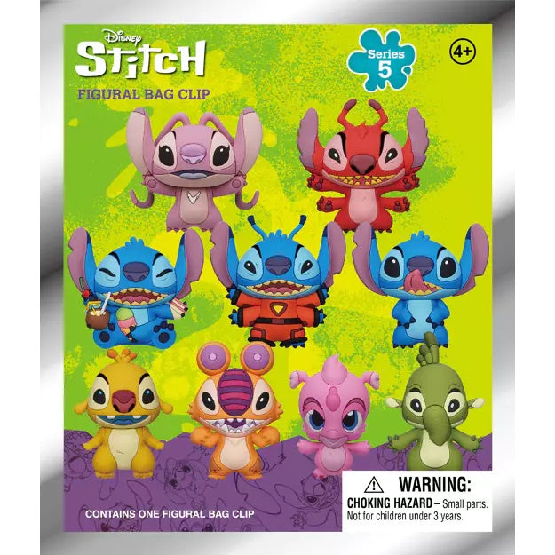 DISNEY : LILO & STITCH - Series 5 Mystery Blind Bag Keyring”