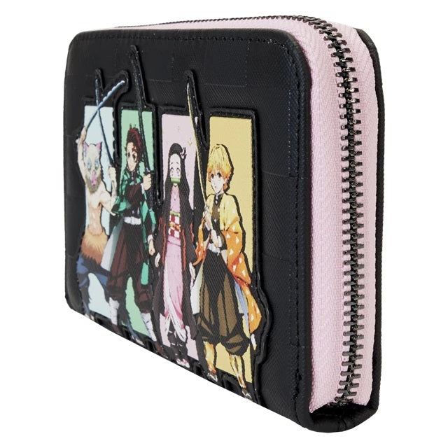 LOUNGEFLY : ANIPLEX - Demon Slayer Group Zip Purse