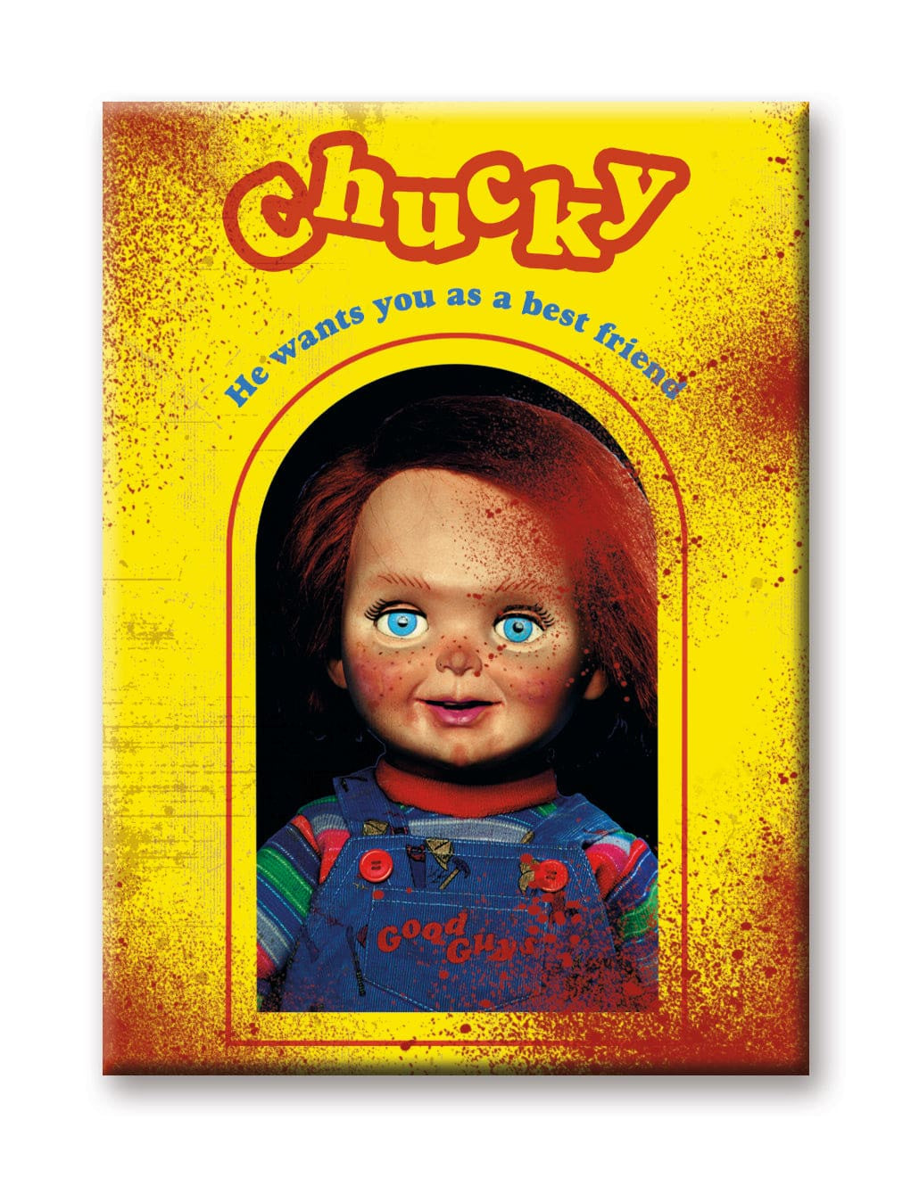 CHUCKY - Toy Flat Magnet