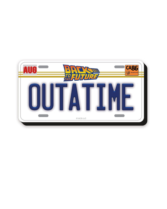 BACK TO THE FUTURE - License Plate Funky Chunky Magnet