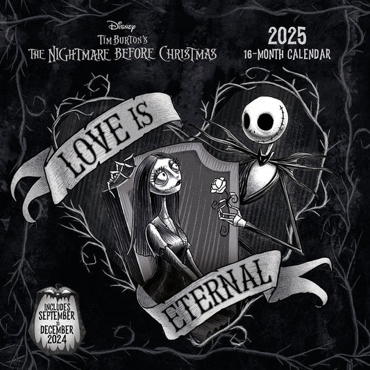 NIGHTMARE BEFORE CHRISTMAS - 2025 Square Calendar