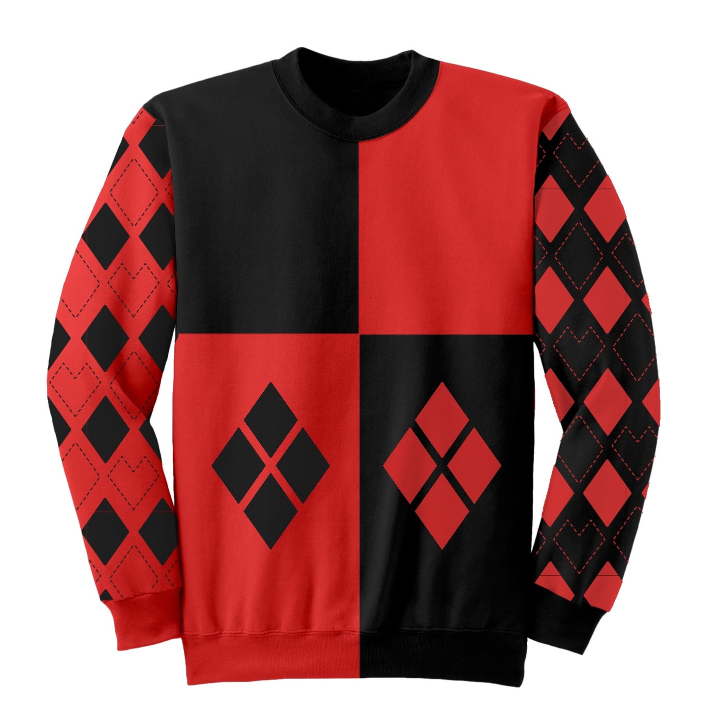 DC : HARLEY QUINN - Diamonds Knitted Jumper