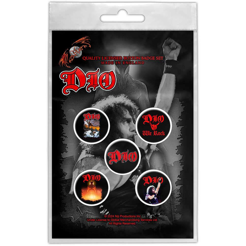 DIO - We Rock Badge Pack