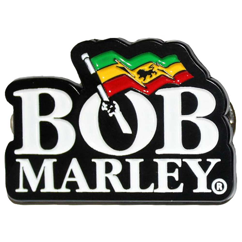 BOB MARLEY - Logo Metal Pin Badge