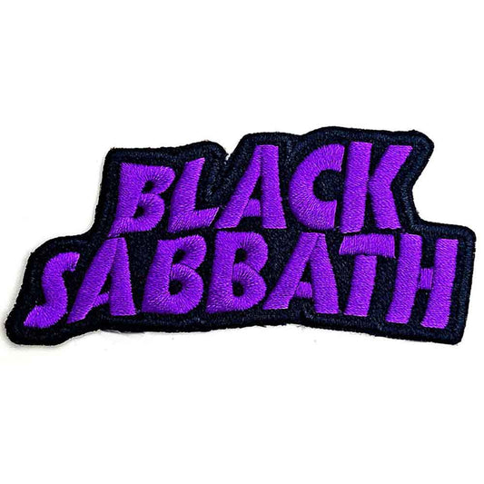 BLACK SABBATH - Cut Out Wavy Logo Woven Patch