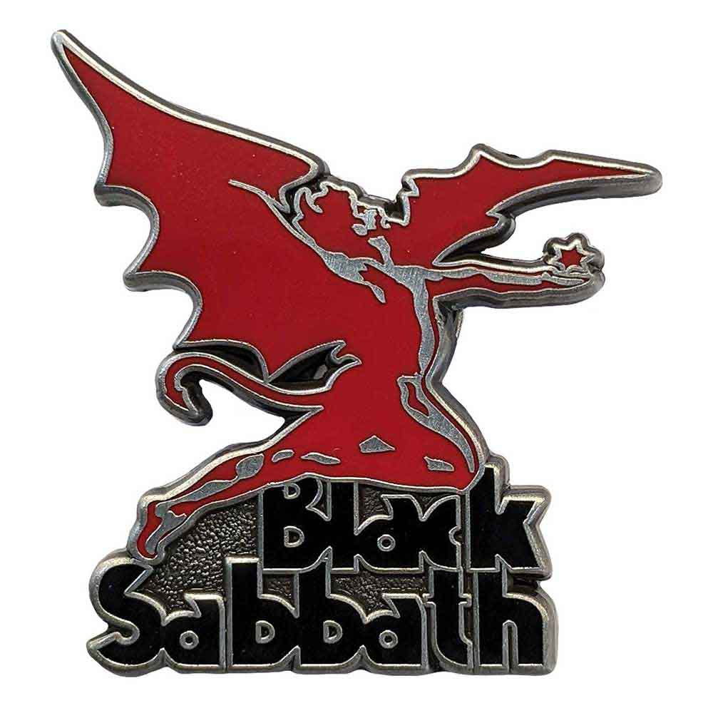 BLACK SABBATH - Logo & Daemon Metal Pin Badge