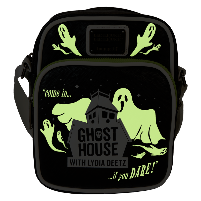 LOUNGEFLY : BEETLEJUICE 2 - Ghost House Glow Crossbody Bag