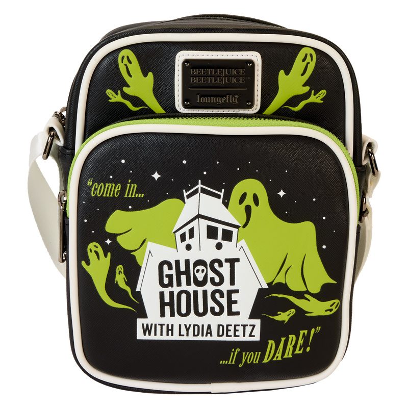 LOUNGEFLY : BEETLEJUICE 2 - Ghost House Glow Crossbody Bag