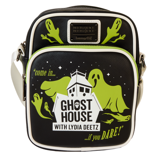 LOUNGEFLY : BEETLEJUICE 2 - Ghost House Glow Crossbody Bag