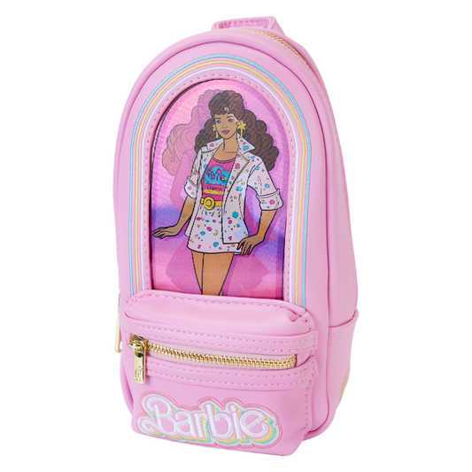 LOUNGEFLY : MATTEL - 65th Anniversary Doll Box Triple Lenticular Mini Backpack Pencil Case