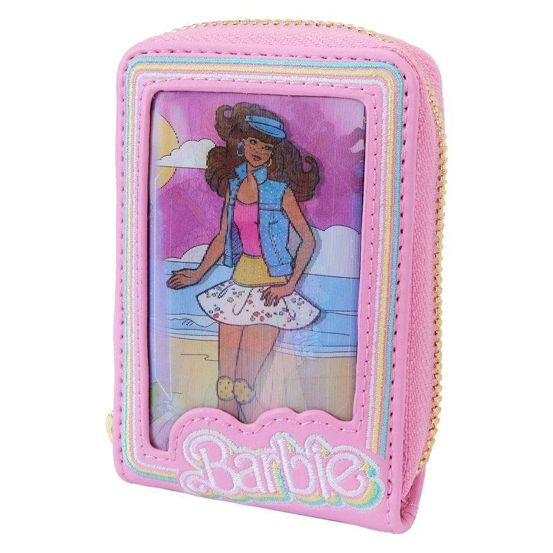 LOUNGEFLY : MATTEL - 65th Anniversary Doll Box Triple Lenticular Zip Around Purse