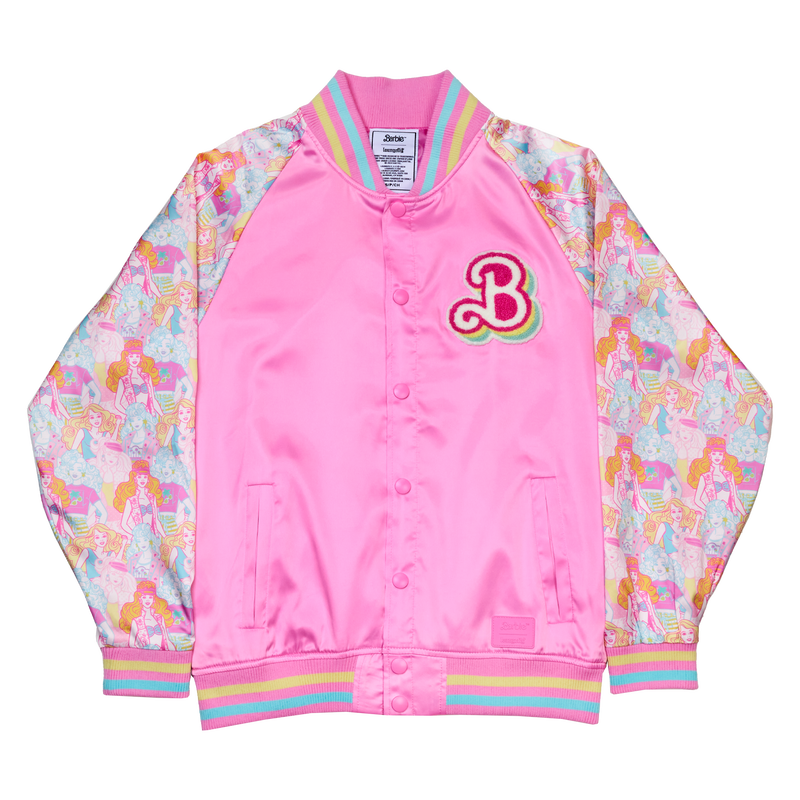 LOUNGEFLY : MATTEL - 65th Anniversary Unisex Bomber Jacket