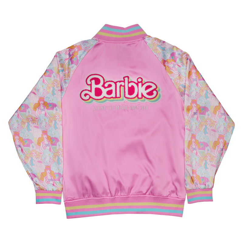 LOUNGEFLY : MATTEL - 65th Anniversary Unisex Bomber Jacket