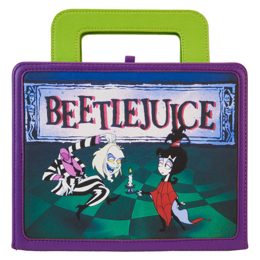 LOUNGEFLY : BEETLEJUICE - Cartoon Lunchbox Stationery Journal