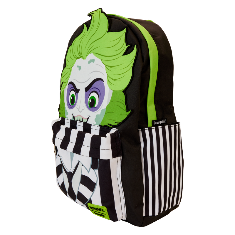 LOUNGEFLY : BEETLEJUICE - Cosplay Nylon Full-Size Backpack