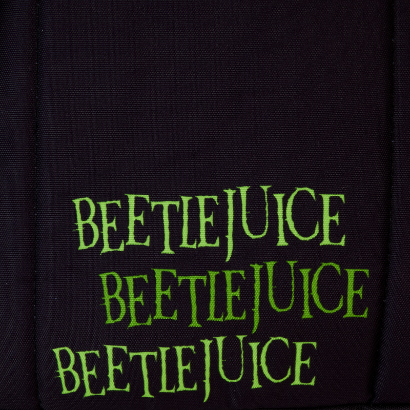 LOUNGEFLY : BEETLEJUICE - Cosplay Nylon Full-Size Backpack