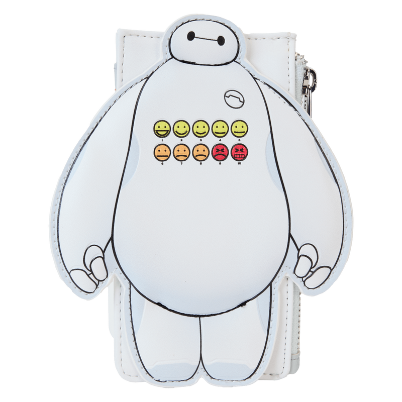 LOUNGEFLY : DISNEY - Big Hero 6 10th Anniversary Baymax Pain Scale Large Card Holder