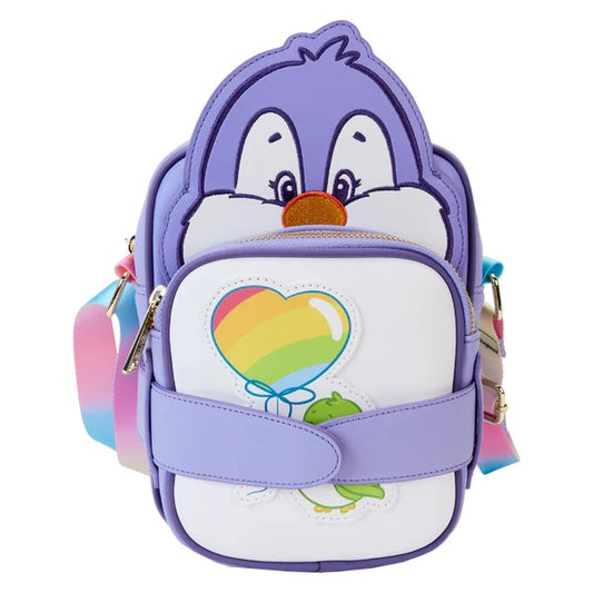 LOUNGEFLY : CARE BEARS - Cousin Cozy Heart Penguin Crossbuddies Bag