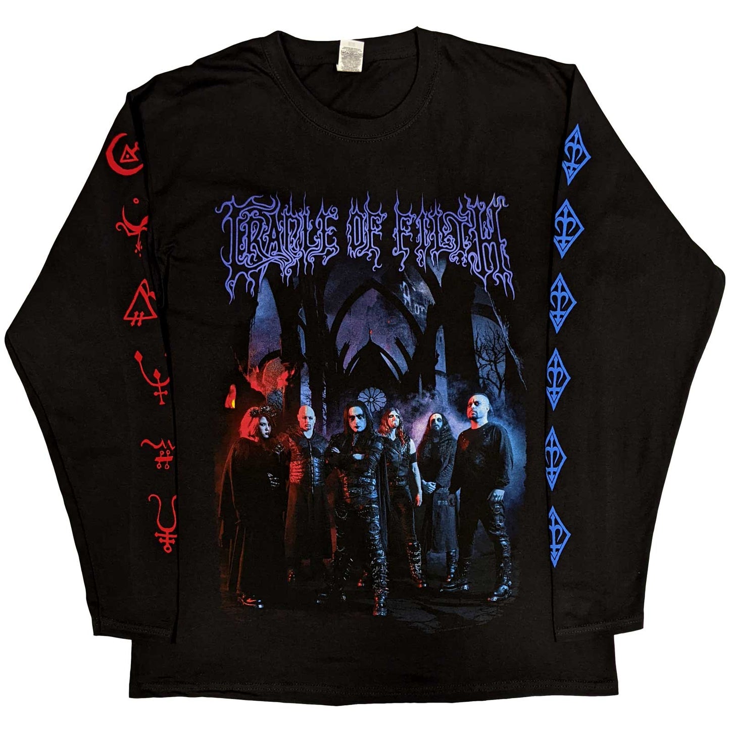 CRADLE OF FILTH - Existence Band Back & Sleeve Print Long Sleeve T-Shirt