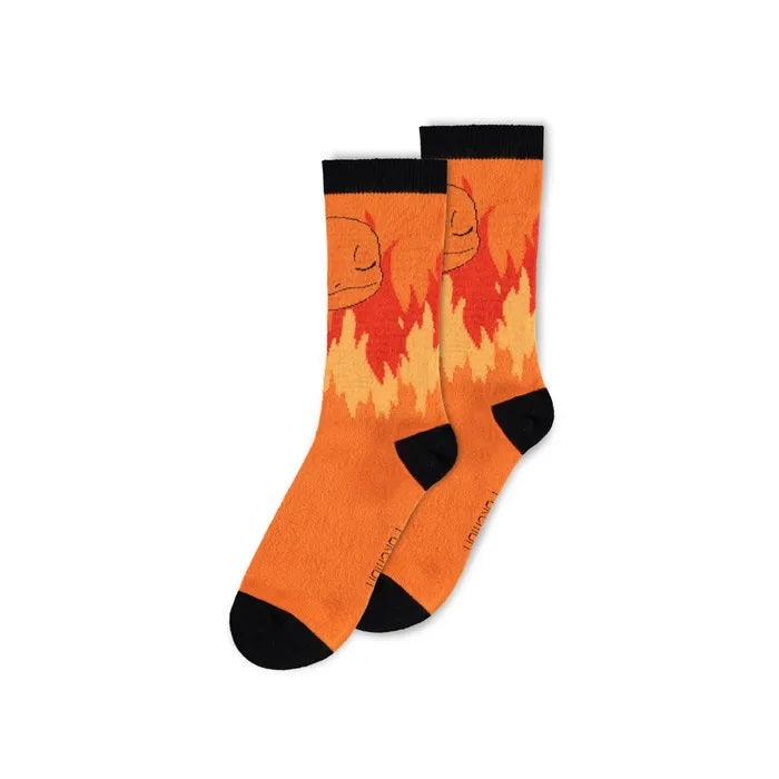 POKEMON - Pikachu/Charmander/Gengar Crew Socks 3-Pack