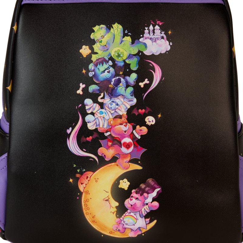 LOUNGEFLY : CARE BEARS x UNIVERSAL MONSTERS - Scary Dreams Glow Mini Backpack