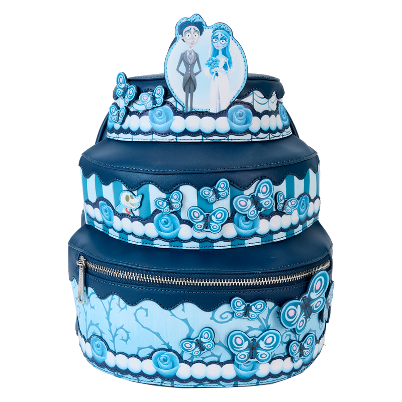 LOUNGEFLY : CORPSE BRIDE - Wedding Cake Figural Mini Backpack