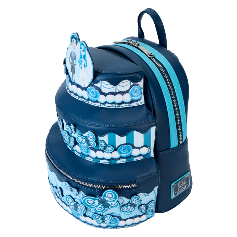 LOUNGEFLY : CORPSE BRIDE - Wedding Cake Figural Mini Backpack