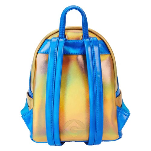 LOUNGEFLY : UNIVERSAL - Minions Despicable Me Iridescent Bob Cospaly Mini Backpack