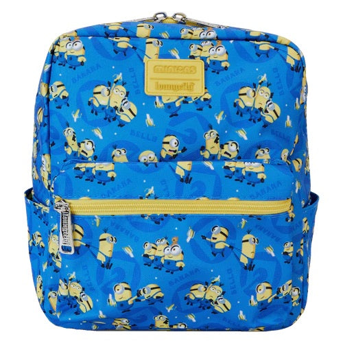 LOUNGEFLY : UNIVERSAL - Minions Despicable Me Nylon Mini Backpack