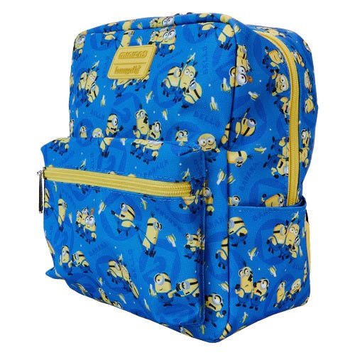 LOUNGEFLY : UNIVERSAL - Minions Despicable Me Nylon Mini Backpack