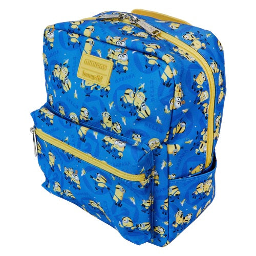 LOUNGEFLY : UNIVERSAL - Minions Despicable Me Nylon Mini Backpack