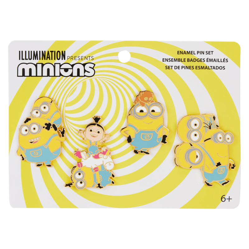 LOUNGEFLY : MINIONS - 4 Pin Set