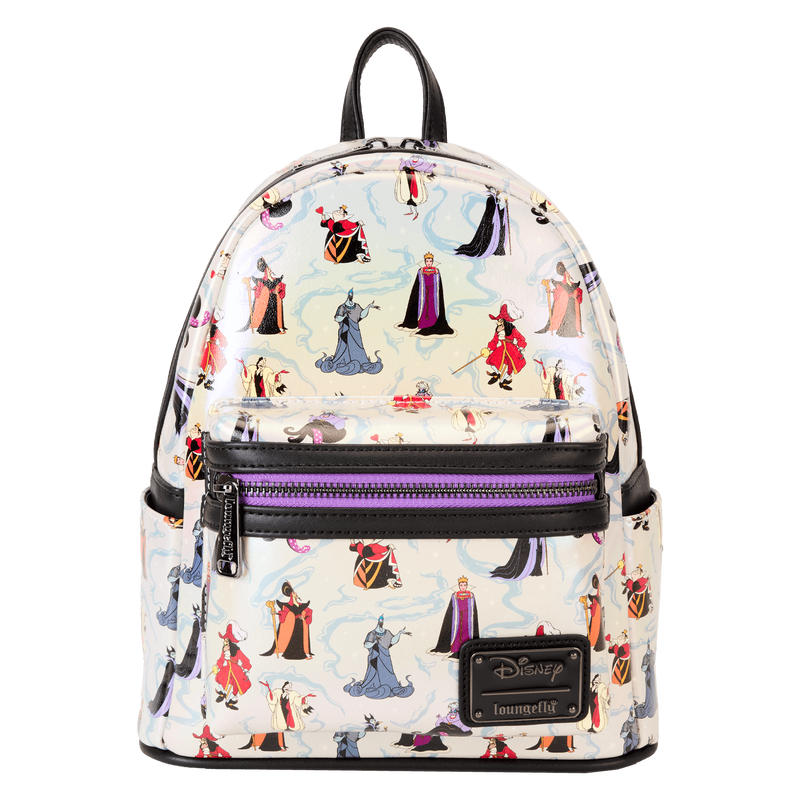 LOUNGEFLY : DISNEY - Villains Iridescent Mini Backpack